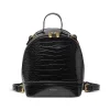 Best Pirce 🎁 Pixie Mood Cora Vegan Leather Mini Black Croc 🎒 Backpack 🤩 -Backpacks Sales Store unnamed file 1003