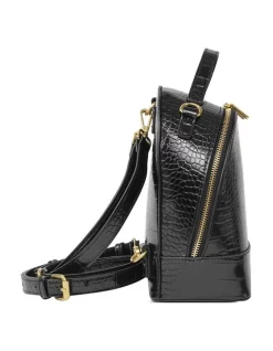 Best Pirce 🎁 Pixie Mood Cora Vegan Leather Mini Black Croc 🎒 Backpack 🤩 -Backpacks Sales Store unnamed file 1005