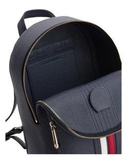 New 🧨 Tommy Hilfiger TH Monogram Signature Tape 🎒 Backpack In Space Blue 👍 -Backpacks Sales Store unnamed file 1016
