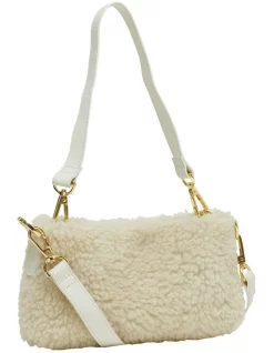 Discount 🎉 Oxford Merida Shearling Mini Bag In White 🎁