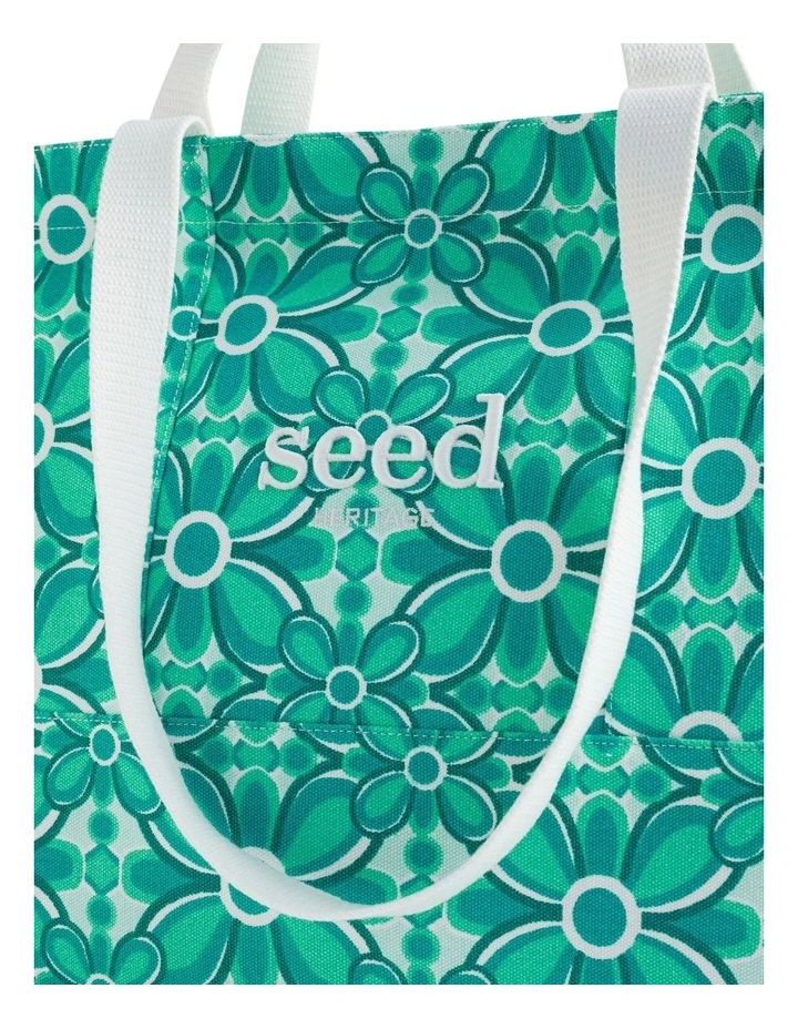 Discount π Seed Heritage Embroidered Overnight Bag In Jade Green π 6 Discount π Seed Heritage Embroidered Overnight Bag In Jade Green π - Image 4