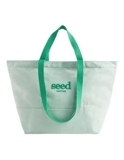 Promo 💯 Seed Heritage Embroidered Overnight Bag In Green 🧨