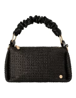 New ⭐ Olga Berg Gypsy Top Handle Crossbody Bag In Black 🔥