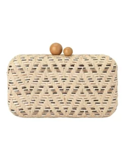 Wholesale π Olga Berg Valeria Hardcase Clutch In Natural π₯°