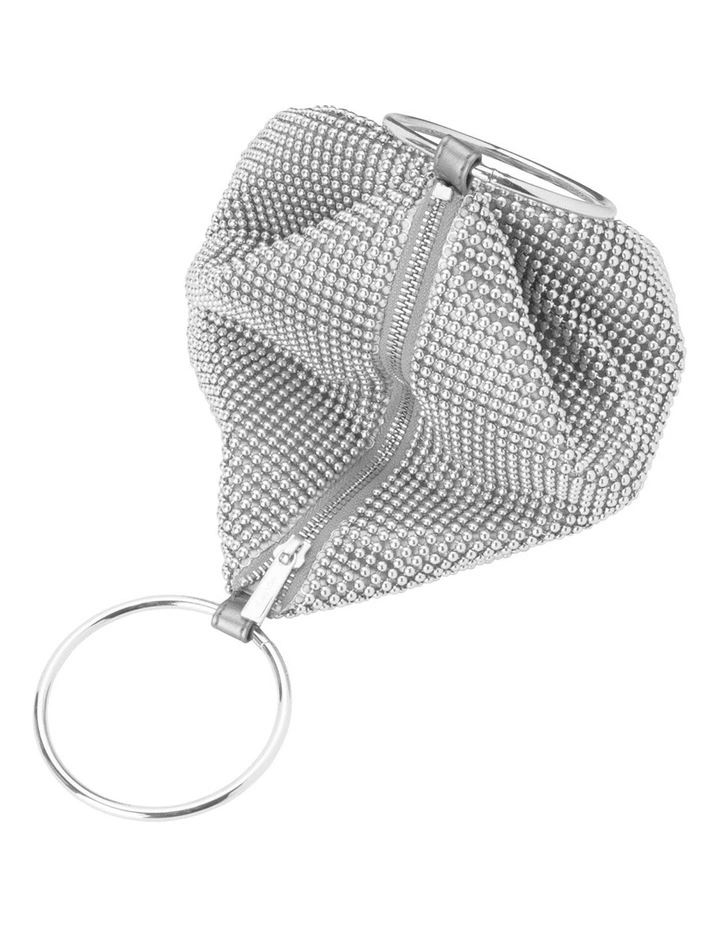 Coupon π₯° Olga Berg Bianca Silver Top Handle Clutch OB5243 β 5 Coupon π₯° Olga Berg Bianca Silver Top Handle Clutch OB5243 β - Image 3