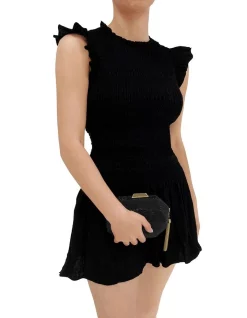 Deals ⌛ Olga Berg Tilly Black Crystal Hardcase Clutch Bag 🌟 -Backpacks Sales Store unnamed file 200