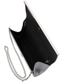 Deals 🌟 Olga Berg Maddie Silver Flap Over Clutch Bag ❤️ -Backpacks Sales Store unnamed file 230