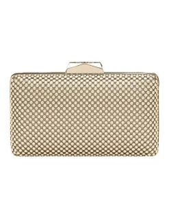 Top 10 π Olga Berg Natasha Gold Ball Mesh Clutch OB5130 π₯