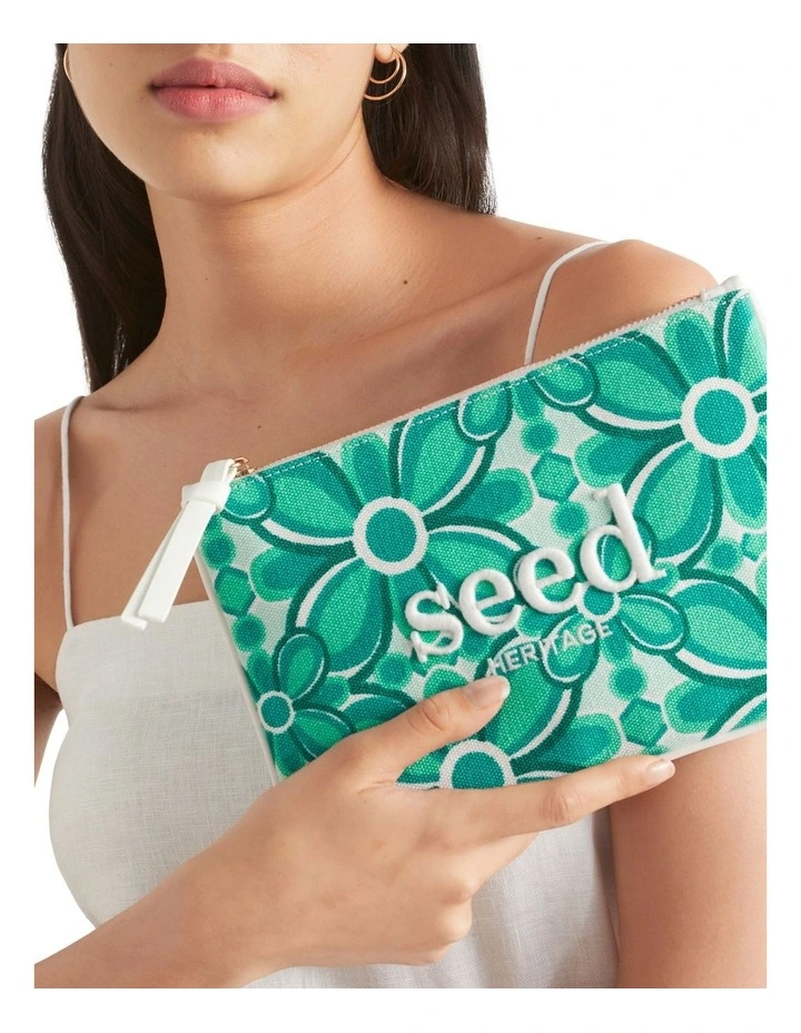 Coupon π Seed Heritage Embroidered Pouch In Green π€© 4 Coupon π Seed Heritage Embroidered Pouch In Green π€© - Image 2