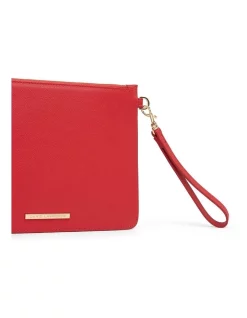Cheap 🧨 David Lawrence Ares Leather Pouch In Poppy Red ✔️ -Backpacks Sales Store unnamed file 265