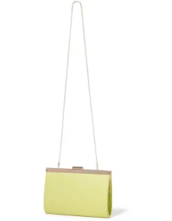 Cheapest 🔥 Forever New Anastasia Clutch In Slime Green ✔️ -Backpacks Sales Store unnamed file 289