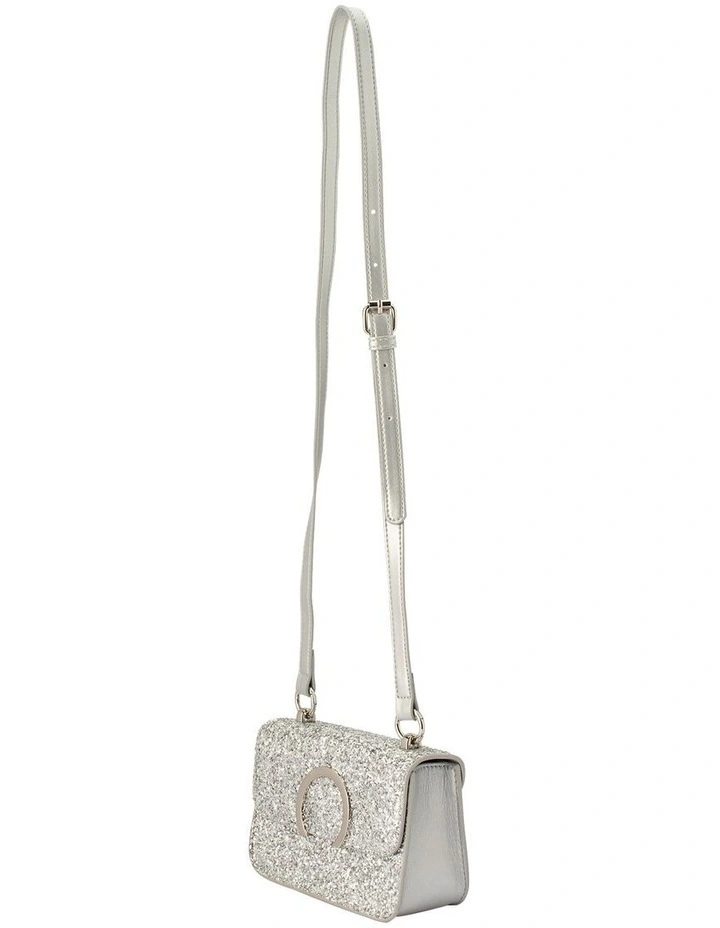 Best Sale βοΈ Olga Berg Lidia Top Handle Crossbody Bag In Silver π₯° 4 Best Sale βοΈ Olga Berg Lidia Top Handle Crossbody Bag In Silver π₯° - Image 2