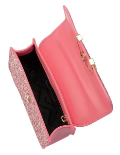 Flash Sale 😍 Olga Berg Lidia Top Handle Crossbody Bag In Pink 👍 -Backpacks Sales Store unnamed file 312