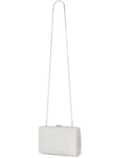 Cheap 😉 Forever New Hailey Diamante Swirl Clutch In Silver ❤️ -Backpacks Sales Store unnamed file 322