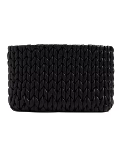 Promo 🔥 Seed Heritage Plait Detail Clutch In Black 🥰