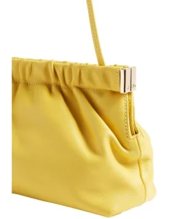 Brand new 👍 Seed Heritage Gathered Leather Clutch In Gold Amber 😍 -Backpacks Sales Store unnamed file 358