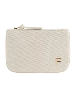 Cheapest 🌟 Seed Heritage Initial "F" Pouch In Oatmeal ❤️