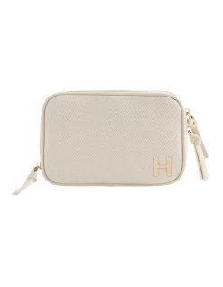 Flash Sale 😉 Seed Heritage Initial "H" Make Up Bag In Oatmeal ⌛