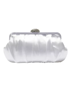 Best Pirce ❤️ NINA Concord Bag In New Silver Satin 🧨