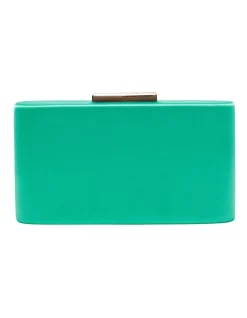 Best Sale 😉 1978W Sauci Hardcase Clutch In Green 🎁