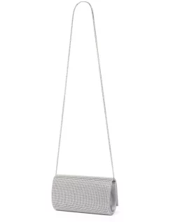Promo 👏 Forever New Hannah Heatfix Foldover Clutch In Silver 🔔 -Backpacks Sales Store unnamed file 499