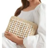 Hot Sale ⭐ Seed Heritage Beaded Straw Clutch In White 😉 -Backpacks Sales Store unnamed file 52