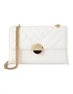 Best reviews of ✨ Olga Berg Cressida Quilted Shoulder Bag In White ✨