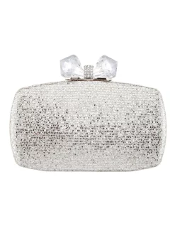 Budget 🥰 NINA Felice Silver Glitter Bag 🔔