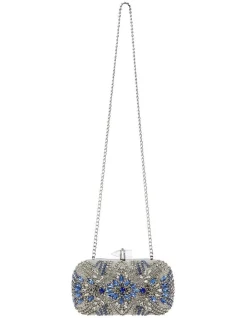 Coupon ⭐ NINA Gelsey Silver/Multi Clutch Bag 💯 -Backpacks Sales Store unnamed file 615