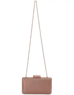 Best Sale 🌟 Olga Berg Natasha Rose Gold Ball Mesh Clutch OB5130 👏 -Backpacks Sales Store unnamed file 64