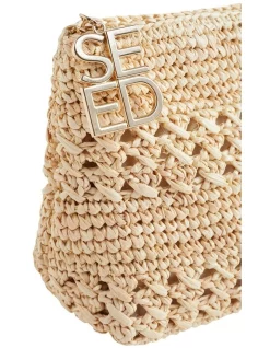 Best Sale 💯 Seed Heritage Logo Straw Woven Clutch In Beige 🔥 -Backpacks Sales Store unnamed file 686