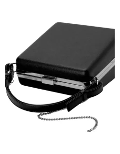 Best Pirce 🥰 Olga Berg Ashley Black Top Handle Clutch OB4662 ⌛ -Backpacks Sales Store unnamed file 724