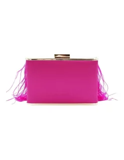 Budget 🤩 Olga Berg Estelle Fuchsia Feather Bag 🧨 -Backpacks Sales Store unnamed file 743