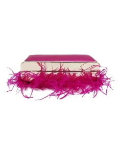 Budget 🤩 Olga Berg Estelle Fuchsia Feather Bag 🧨 -Backpacks Sales Store unnamed file 744