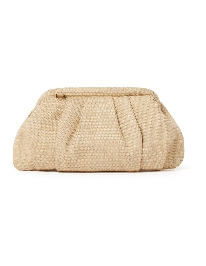 Brand new π Forever New Miffy Weave Clutch In Beige π₯ 3 Brand new π Forever New Miffy Weave Clutch In Beige π₯