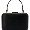 Promo ⌛ Olga Berg Ruby Black Top Handle Clutch OB4661 😉 -Backpacks Sales Store unnamed file 79
