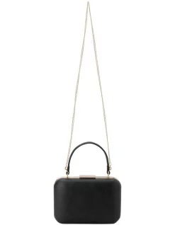 Promo ⌛ Olga Berg Ruby Black Top Handle Clutch OB4661 😉 -Backpacks Sales Store unnamed file 81