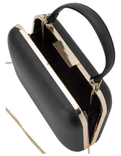 Promo ⌛ Olga Berg Ruby Black Top Handle Clutch OB4661 😉 -Backpacks Sales Store unnamed file 83