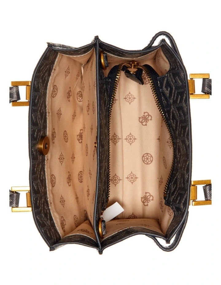 Budget π Guess Atene Logo Satchel Bag In Charcoal βοΈ 4 Budget π Guess Atene Logo Satchel Bag In Charcoal βοΈ - Image 2