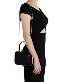 Promo ⌛ Olga Berg Ruby Black Top Handle Clutch OB4661 😉 -Backpacks Sales Store unnamed file 85