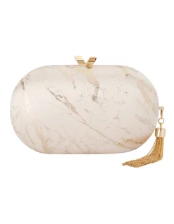 Coupon 🌟 Olga Berg Trinna Champagne Hardcase Clutch Bag ✨