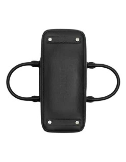 Outlet 👏 DKNY Paige Black/Gold Zip Top Satchel Bag 🔔 -Backpacks Sales Store unnamed file 873