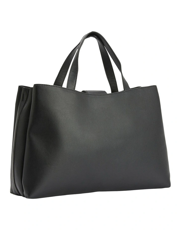 Best Pirce ❤️ Tommy Hilfiger Pebble Grain Satchel In Black 🔔 4 Best Pirce ❤️ Tommy Hilfiger Pebble Grain Satchel In Black 🔔 - Image 2