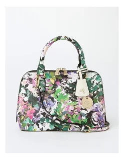 Cheap π₯ Leona By Leona Edmiston Mini Adore Bright Roses Zip Top Satchel Bag π§¨