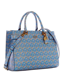 Brand new 🤩 Guess Atene Aquatic Logo Satchel Bag In Blue 🧨 -Backpacks Sales Store unnamed file 905