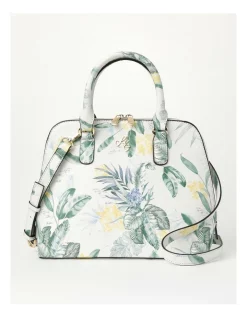 Flash Sale ✔️ Leona By Leona Edmiston Cherish Garden Dome Satchel Bag In White ⭐