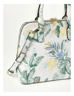 Flash Sale ✔️ Leona By Leona Edmiston Cherish Garden Dome Satchel Bag In White ⭐ -Backpacks Sales Store unnamed file 913