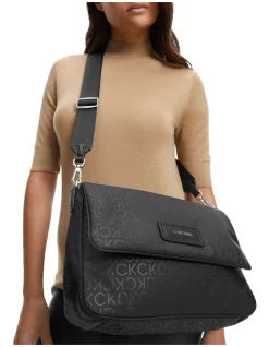 Budget 🔥 Calvin Klein Ck Must Nylon Satchel Bag In Black 🥰 -Backpacks Sales Store unnamed file 918