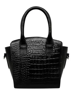 Outlet 😍 Status Anxiety Worst Behind Us Black Croc Zip Top Satchel Bag 🔔 -Backpacks Sales Store unnamed file 928
