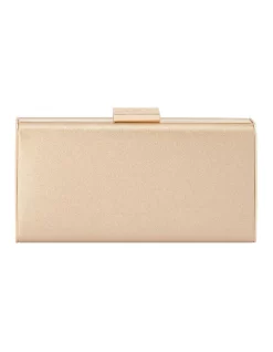 Discount 😀 Olga Berg Precious Metallic Champagne Clutch Bag 🥰